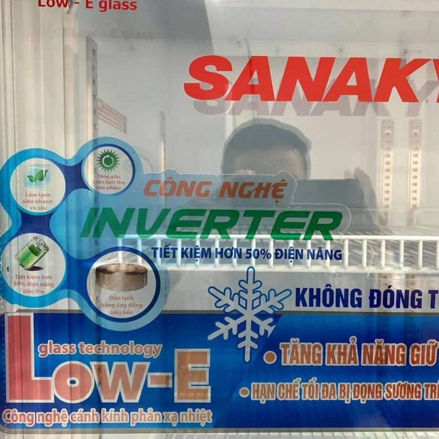 Tu Mat Sanaky 2 Canh 1000 Lit Inverter